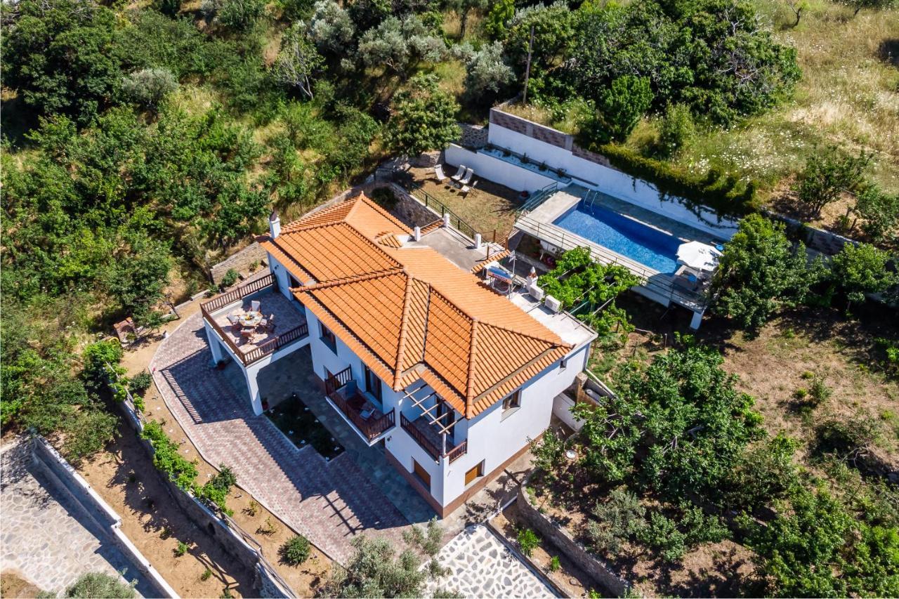 Villa Margini, Aegean Views , Pool Villa, Skopelos Luaran gambar