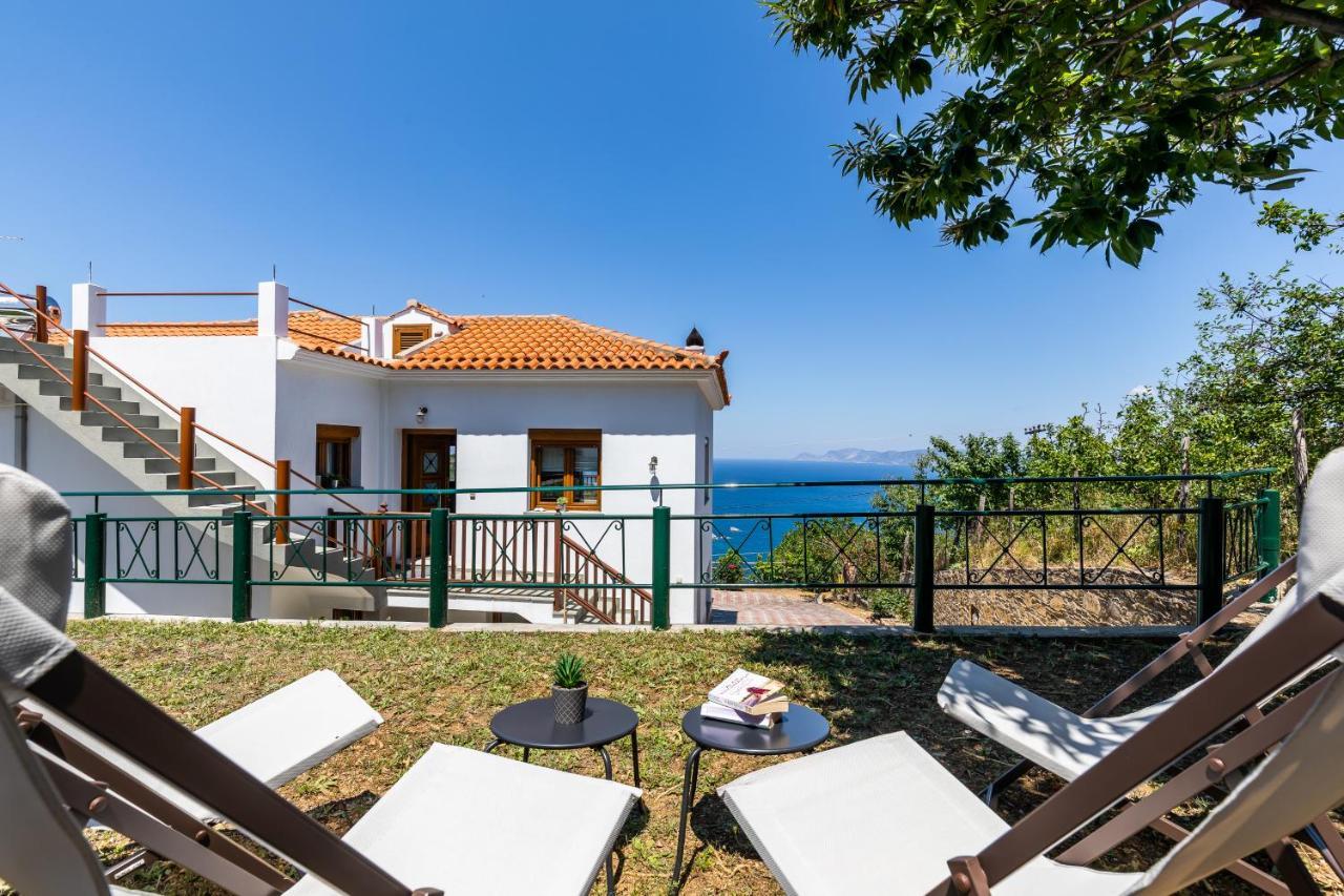 Villa Margini, Aegean Views , Pool Villa, Skopelos Luaran gambar
