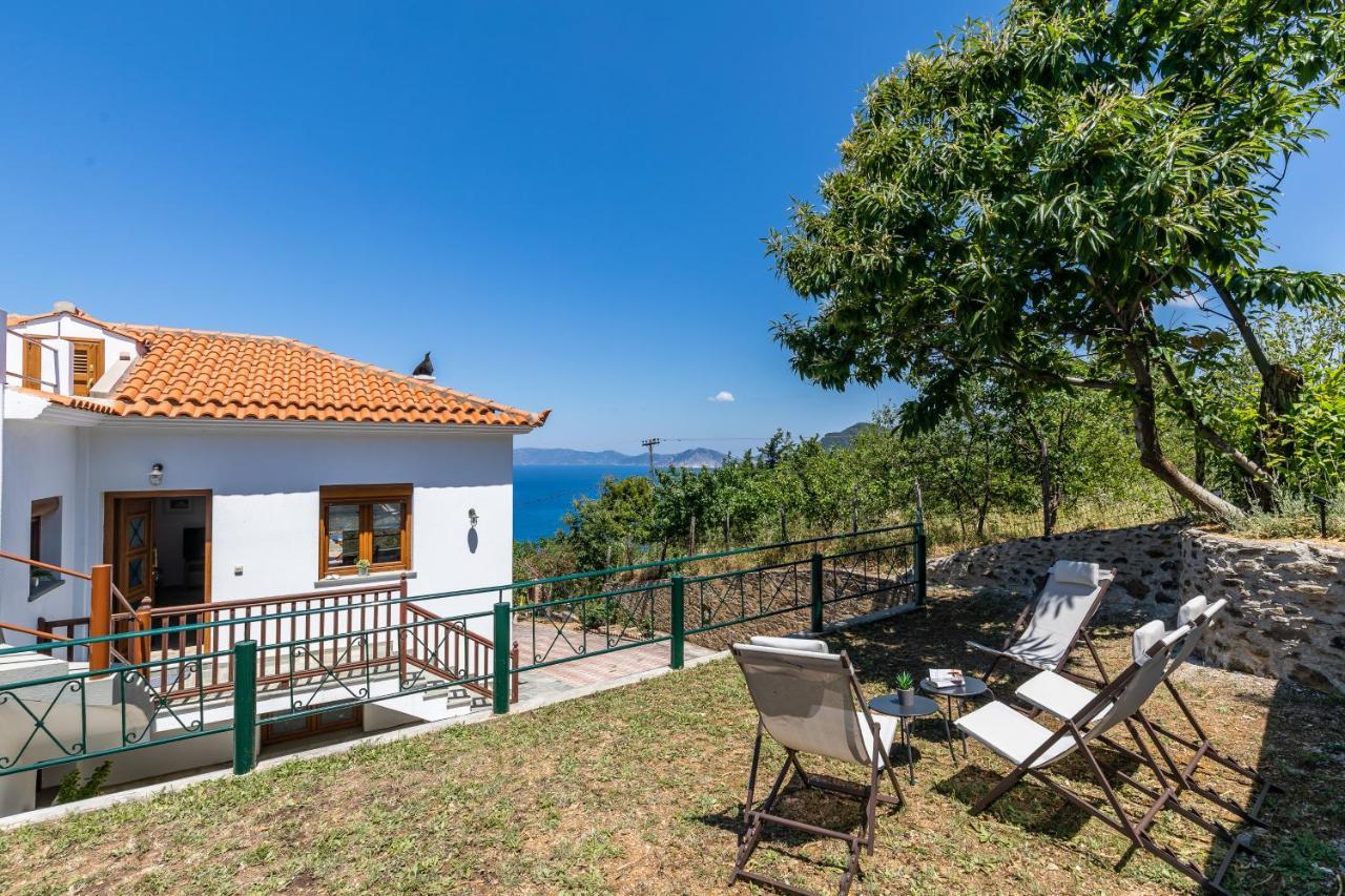 Villa Margini, Aegean Views , Pool Villa, Skopelos Luaran gambar