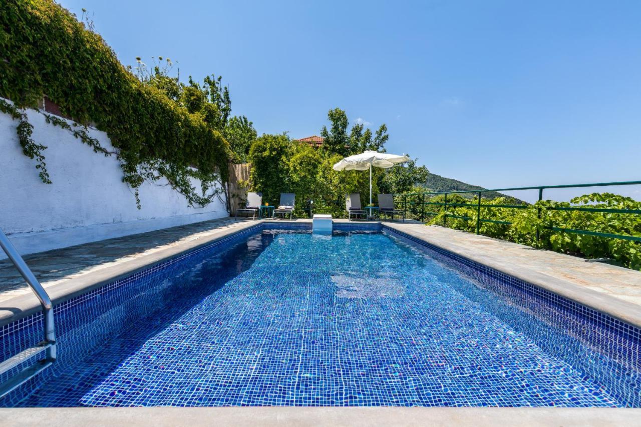 Villa Margini, Aegean Views , Pool Villa, Skopelos Luaran gambar