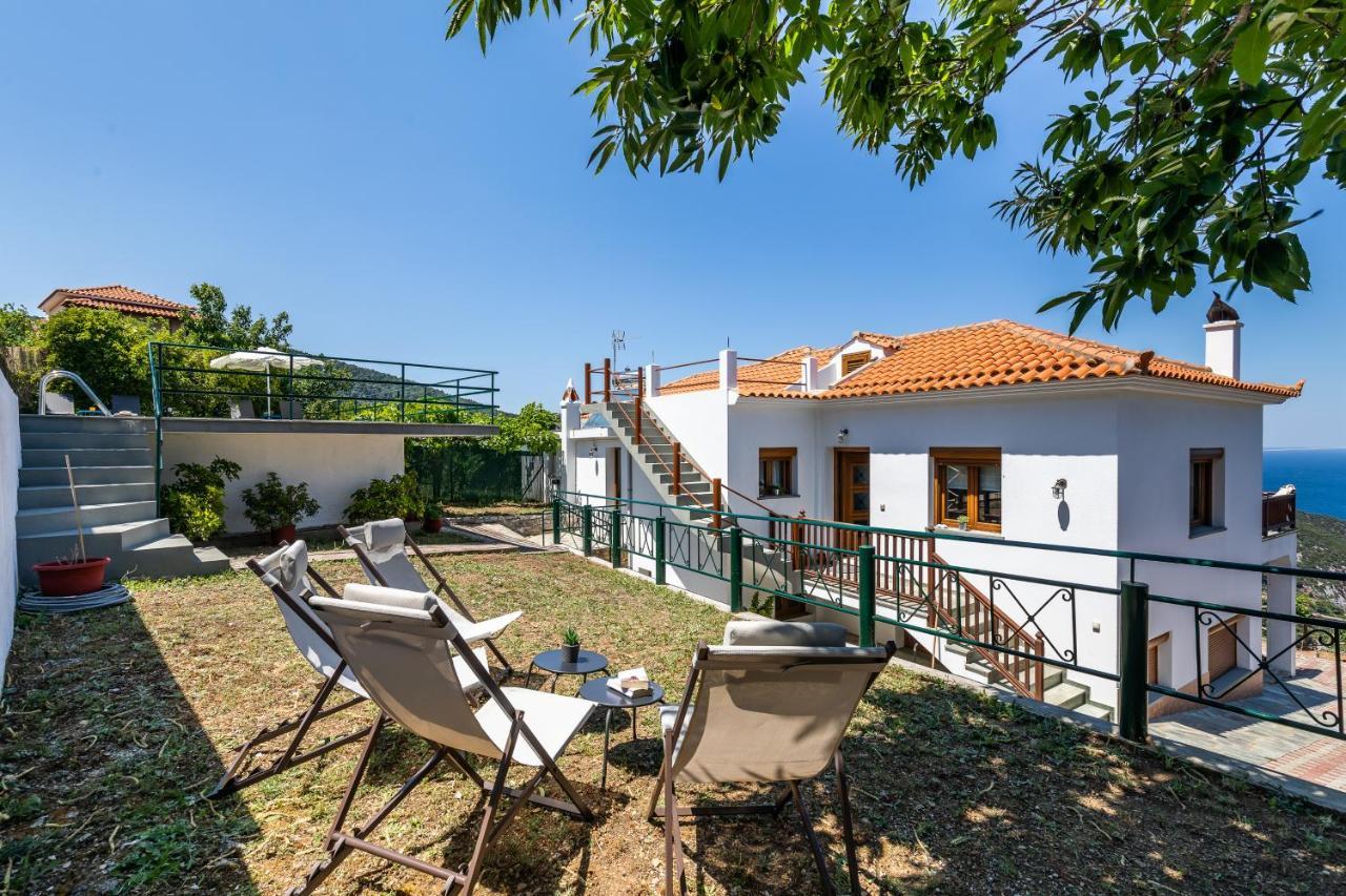 Villa Margini, Aegean Views , Pool Villa, Skopelos Luaran gambar
