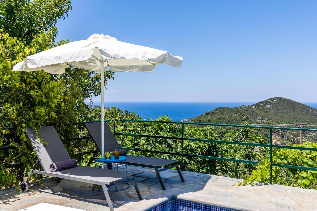 Villa Margini, Aegean Views , Pool Villa, Skopelos Luaran gambar