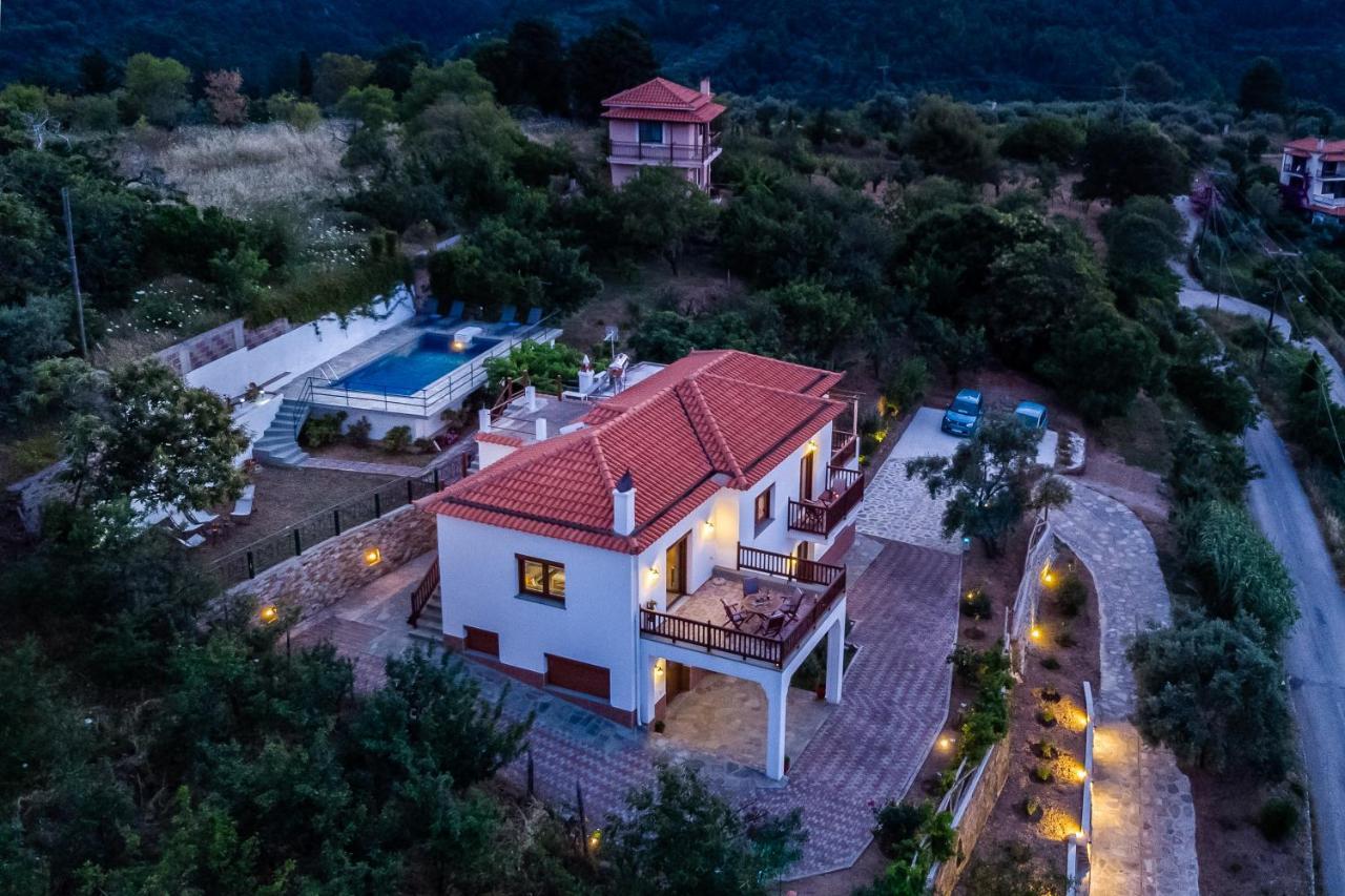 Villa Margini, Aegean Views , Pool Villa, Skopelos Luaran gambar
