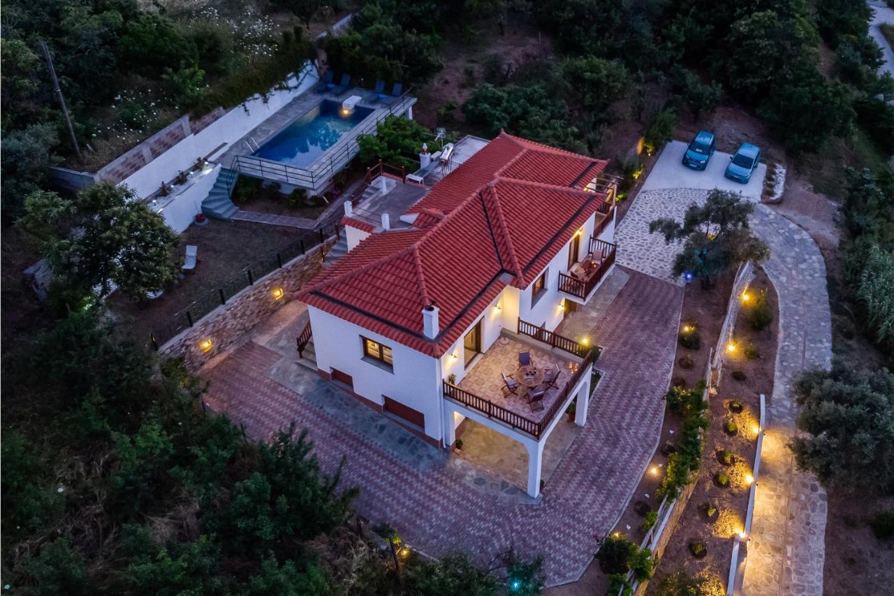 Villa Margini, Aegean Views , Pool Villa, Skopelos Luaran gambar